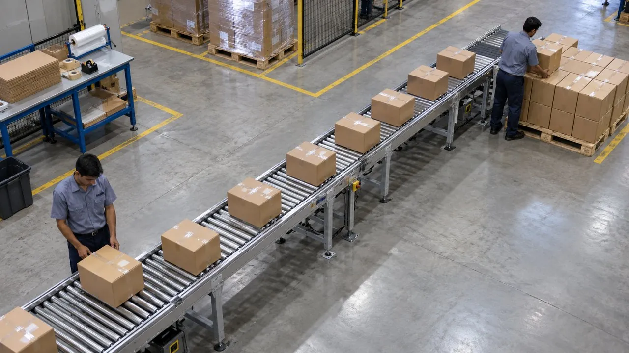 Packing line 2: 412 cartons by 11 AM, 38 behind target