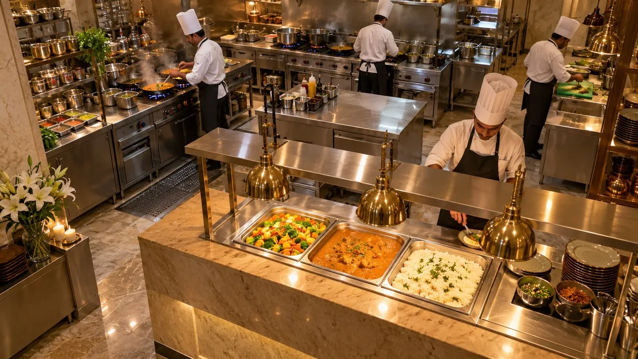 3 trays of prepared food left uncovered on the pass
