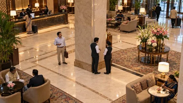 Lobby lounge camera